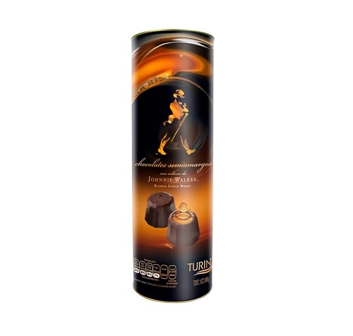 Johnnie Walker Whiskey Chocolate Tube, 7 oz