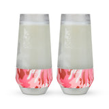 Champagne FREEZE Cooling Cup in Pink Camo, Set of 2