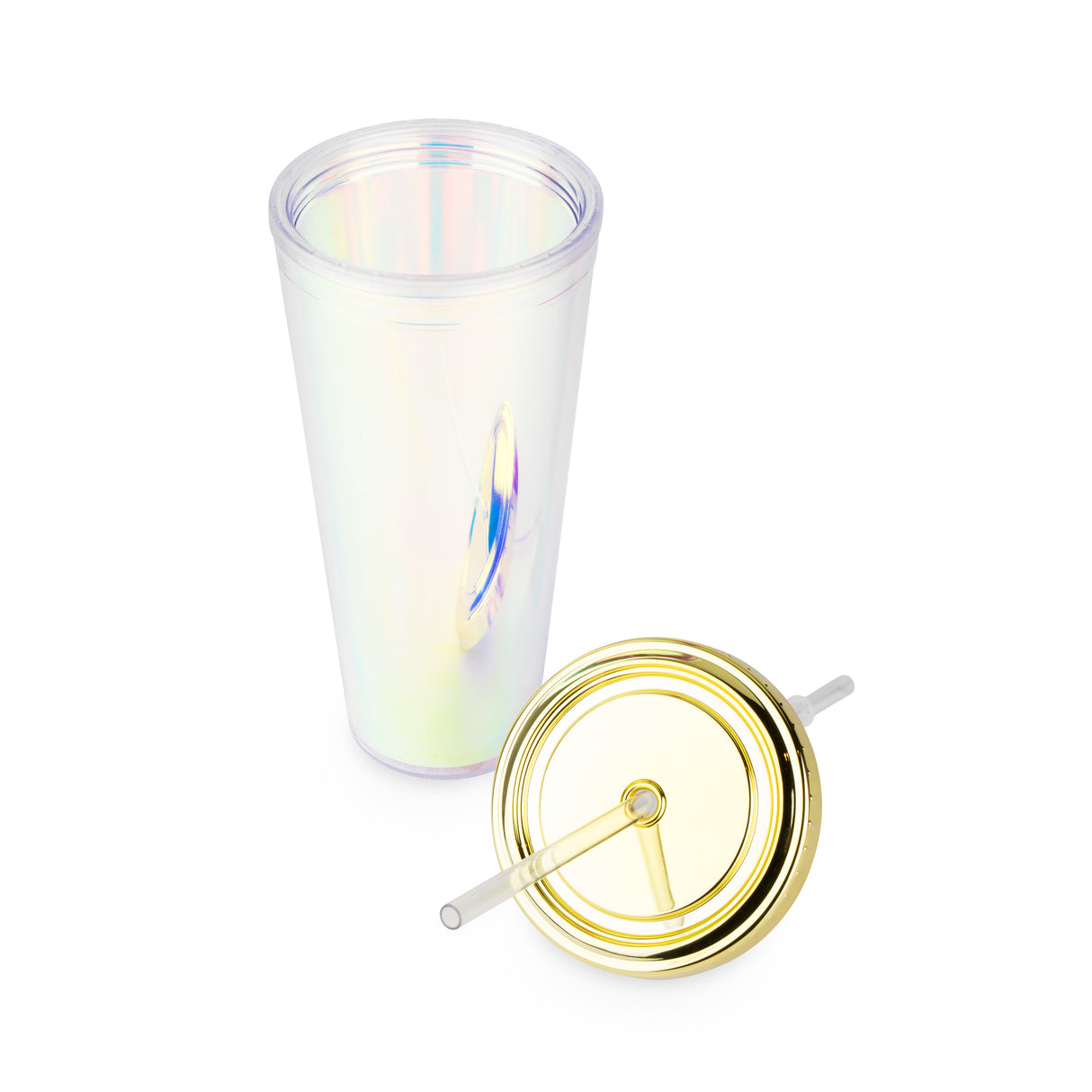 Glam Double Walled Tumbler in Iridescent