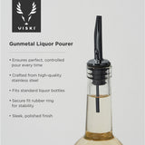 Warren Liquor Pourer in Gunmetal