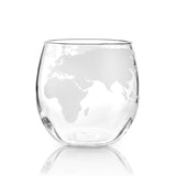 Globe Whiskey Tumblers, Set of 2