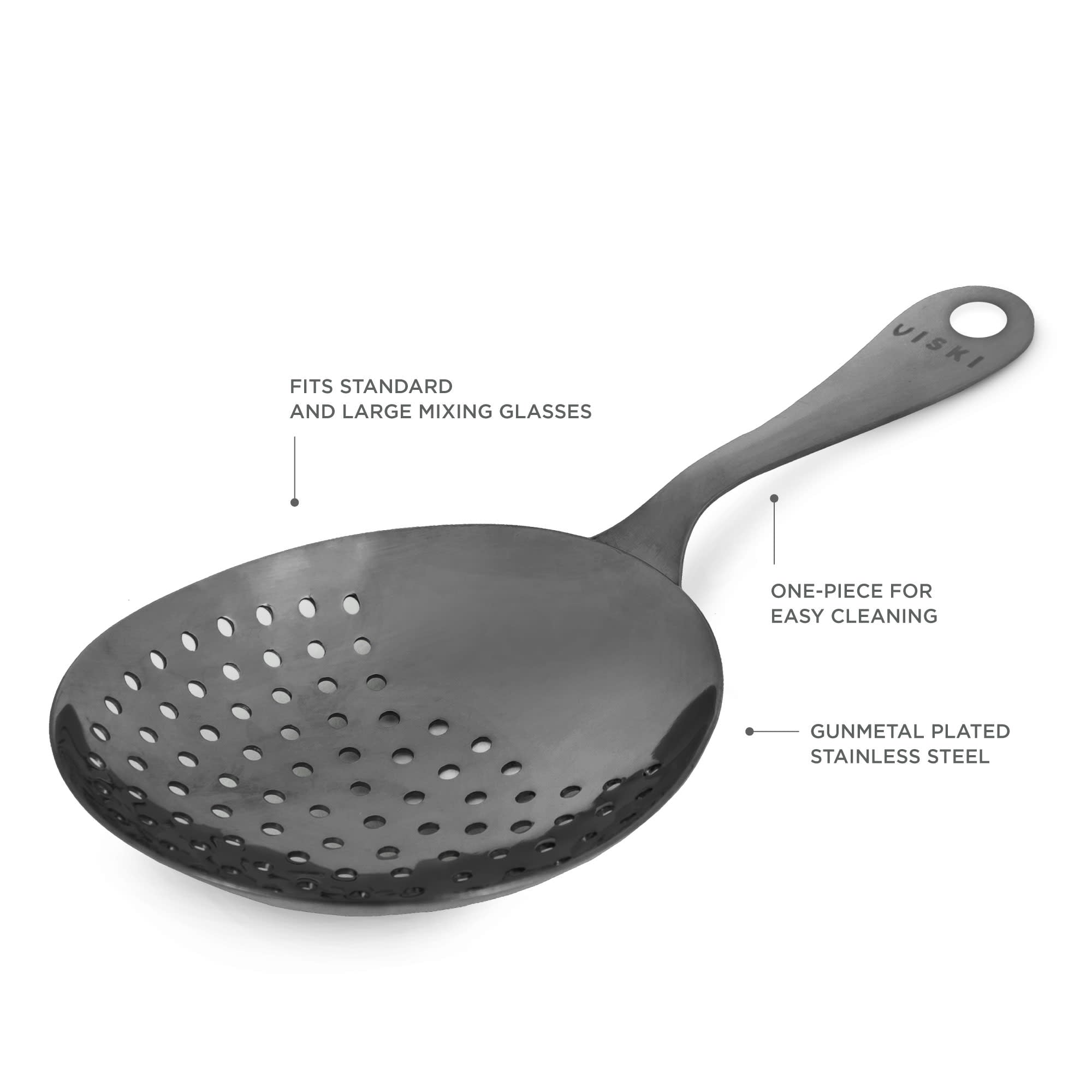 Warren Julep Strainer in Gunmetal - Thumbnail 5