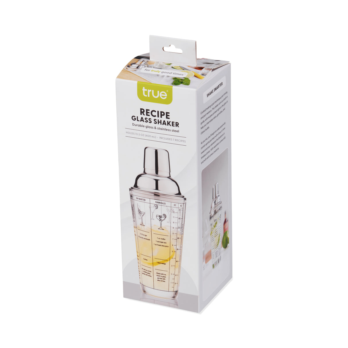 Glass Recipe Cocktail Shaker