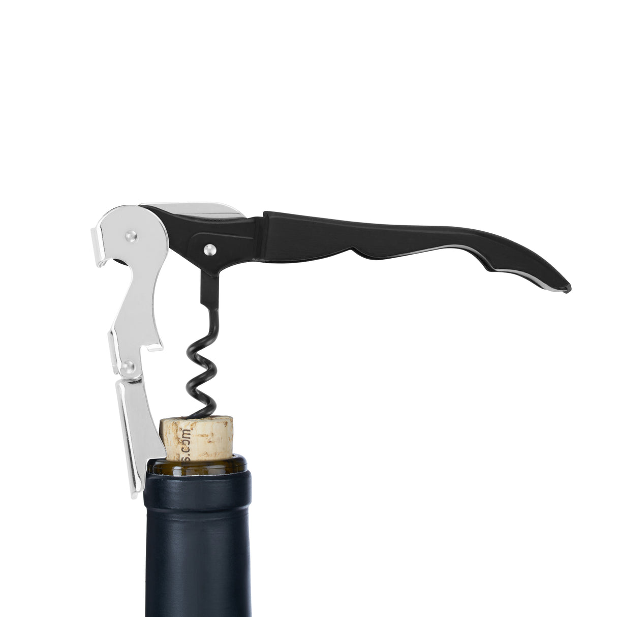 Truetap Waiter's Corkscrew in Black, Clip Strip 12ct