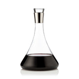 Irving Crystal Decanter with Chrome Rim