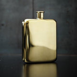 Belmont 6 oz Flask in Gold