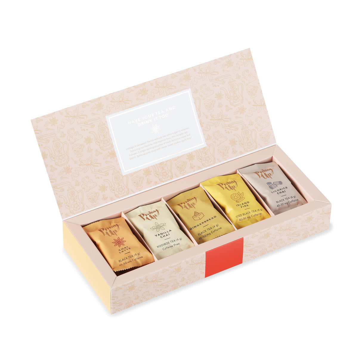 Chai Assortment Loose Leaf Tea Sampler, 15 Pouches