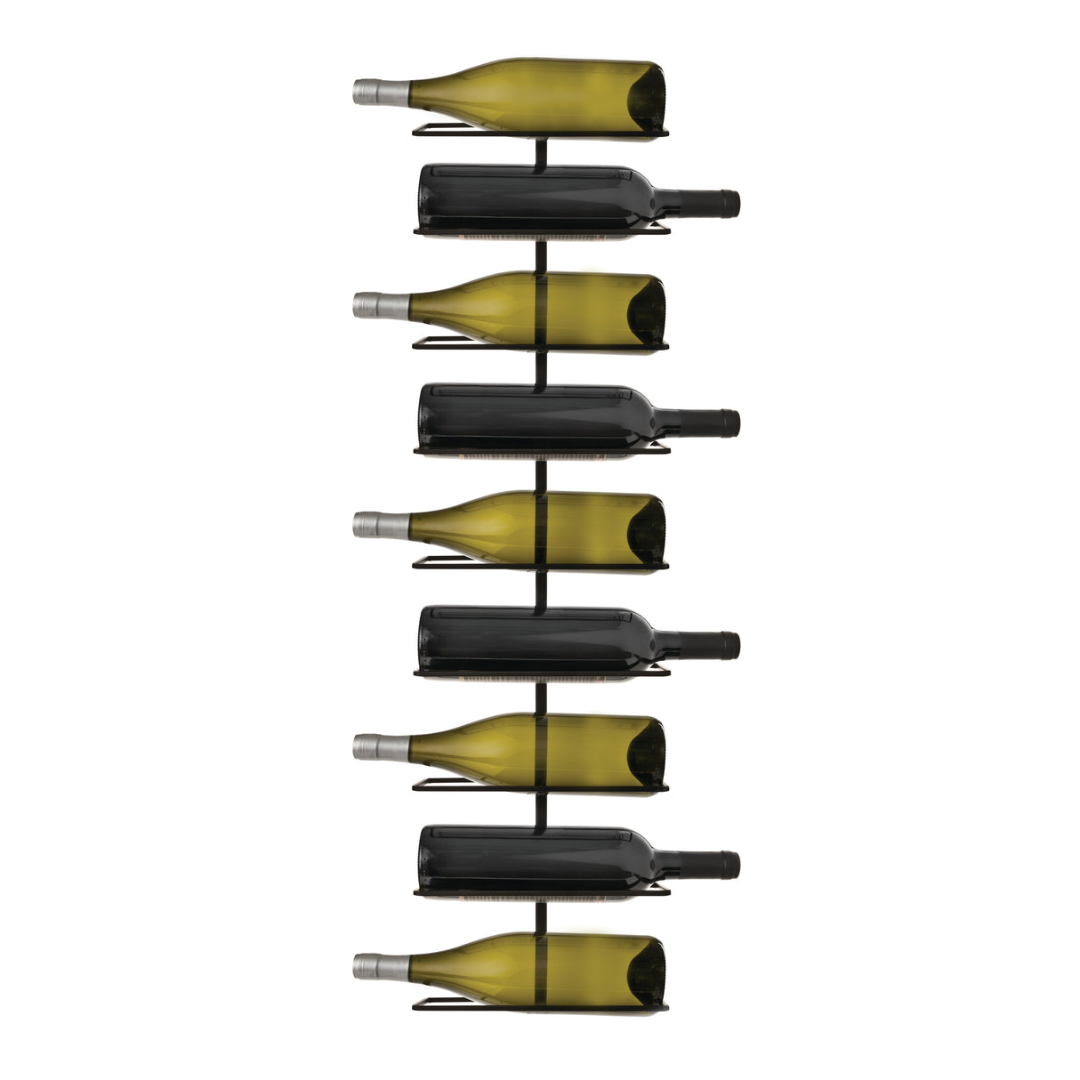 Align Wall-Mounted 9-Bottle Wine Rack