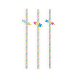 Ice Lolly Straws, Set of 12