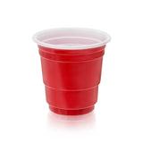 Party 1.5 oz Plastic Shot Glasses in Red, 20ct