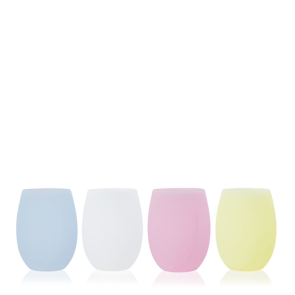 Flexi Aerating Silicone Wine Cups in Assorted Colors, Set of 4