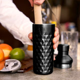 Paragon Stainless Steel Cocktail Shaker in Obsidian