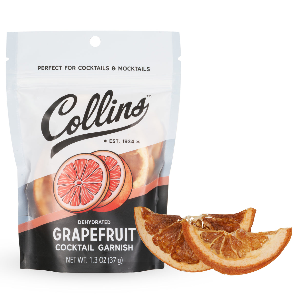 Dehydrated Grapefruit Cocktail Garnish, 1.3 oz