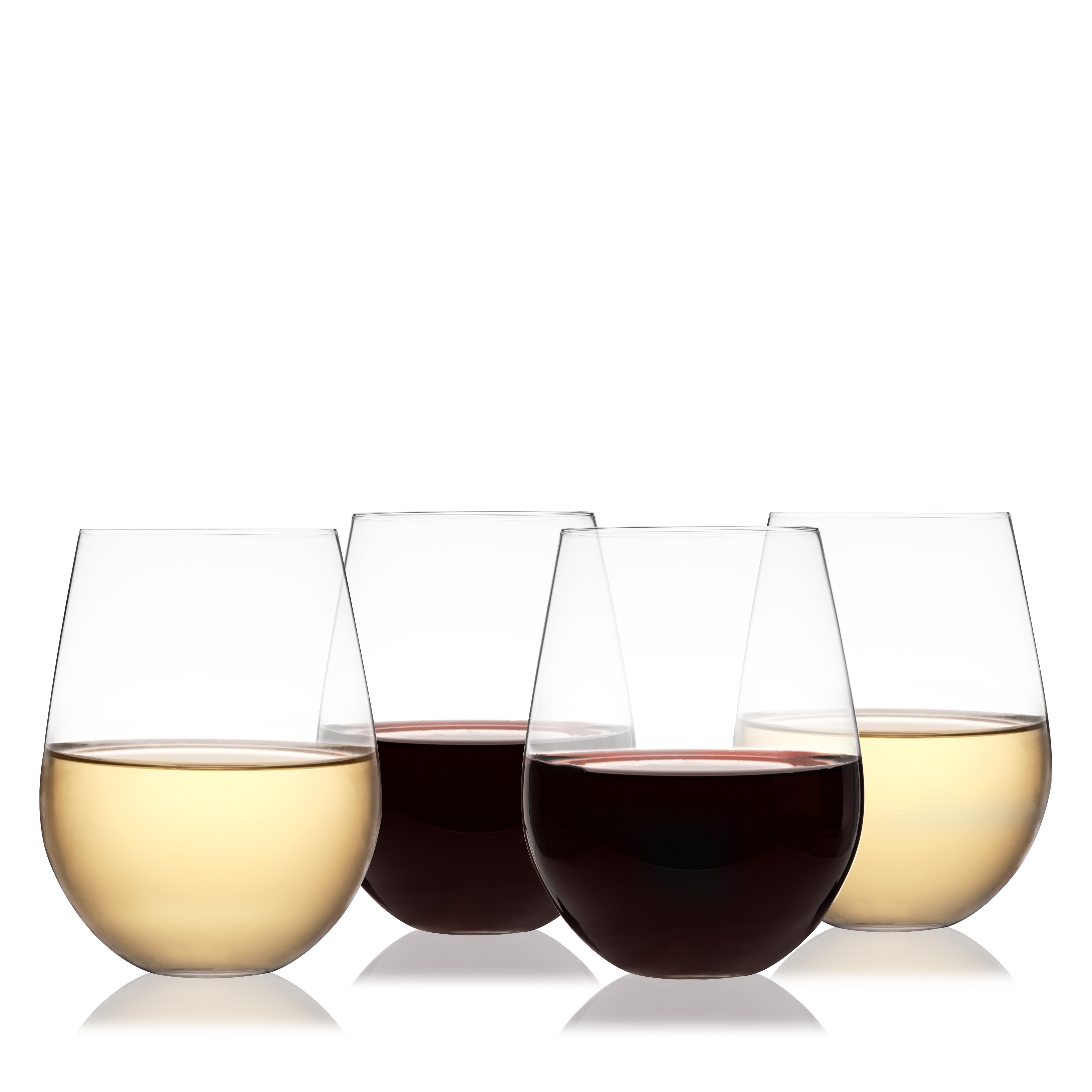 Vino 21 oz Stemless Wine Glasses, Set of 4 - Thumbnail 3