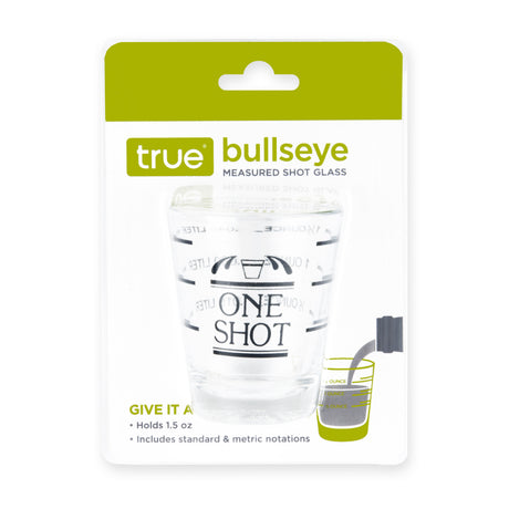 Bullseye 1.5 oz Measured Shot Glass