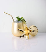 Pacific Pineapple Tumbler in Gold