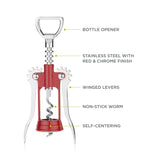 Soar Winged Corkscrew in Red