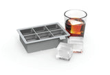 Colossal 2" Silicone Ice Cube Tray in Gray