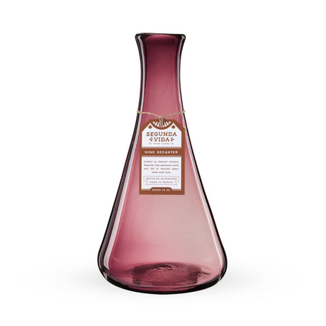 Segunda Vida Rosado Recycled Wine Decanter