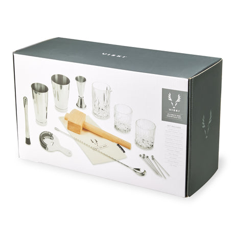 17-Piece Barware Set in Stainless Steel