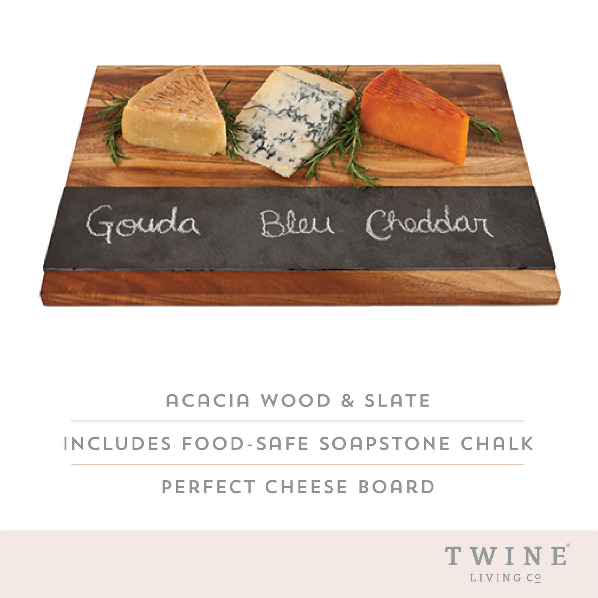 Wood & Slate Cheese Board