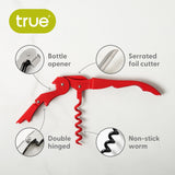 Truetap Waiter's Corkscrew in Full Red