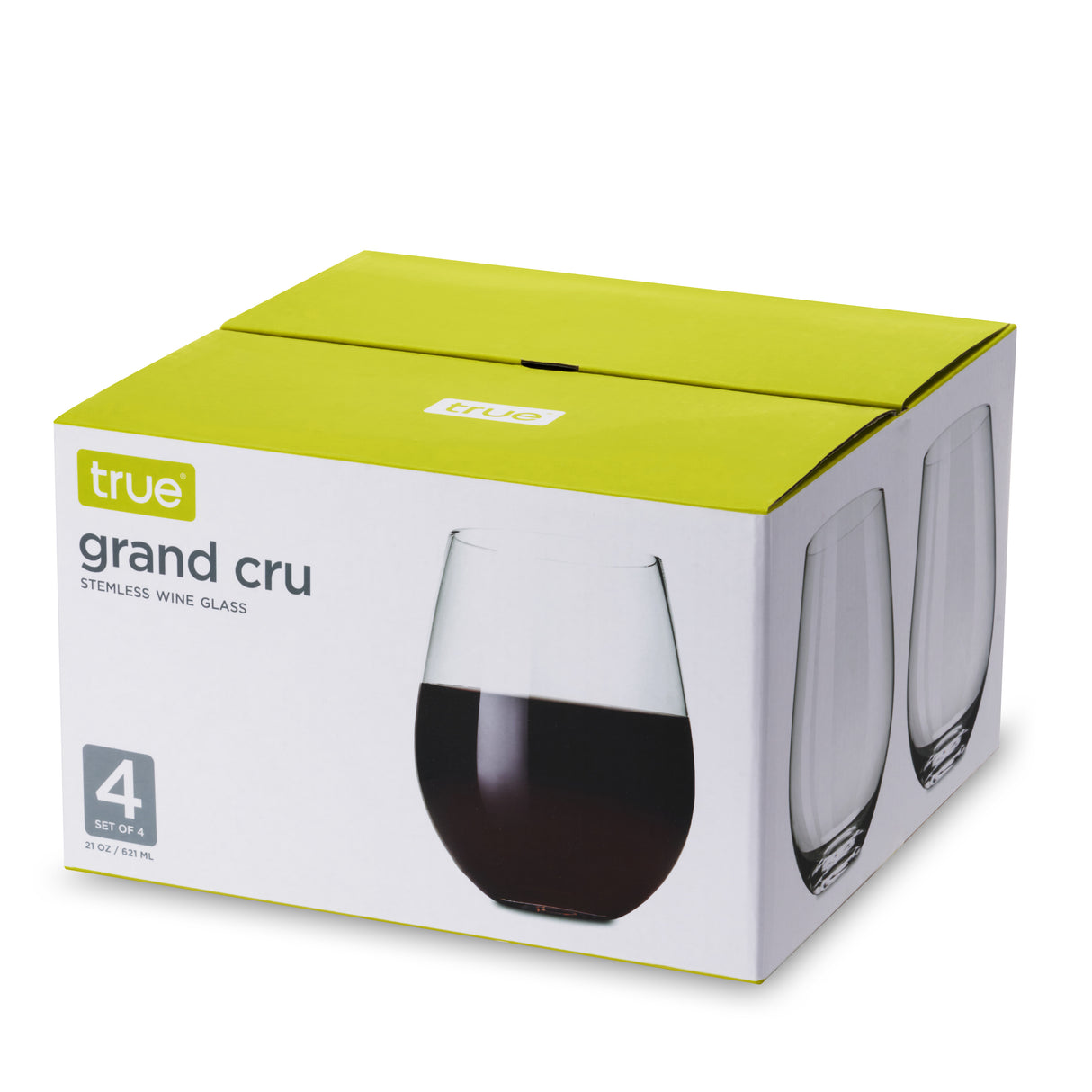 Grand Cru 21 oz Stemless Wine Glass, Set of 4