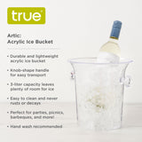 Arctic Acrylic Wine Bottle Ice Bucket in Clear