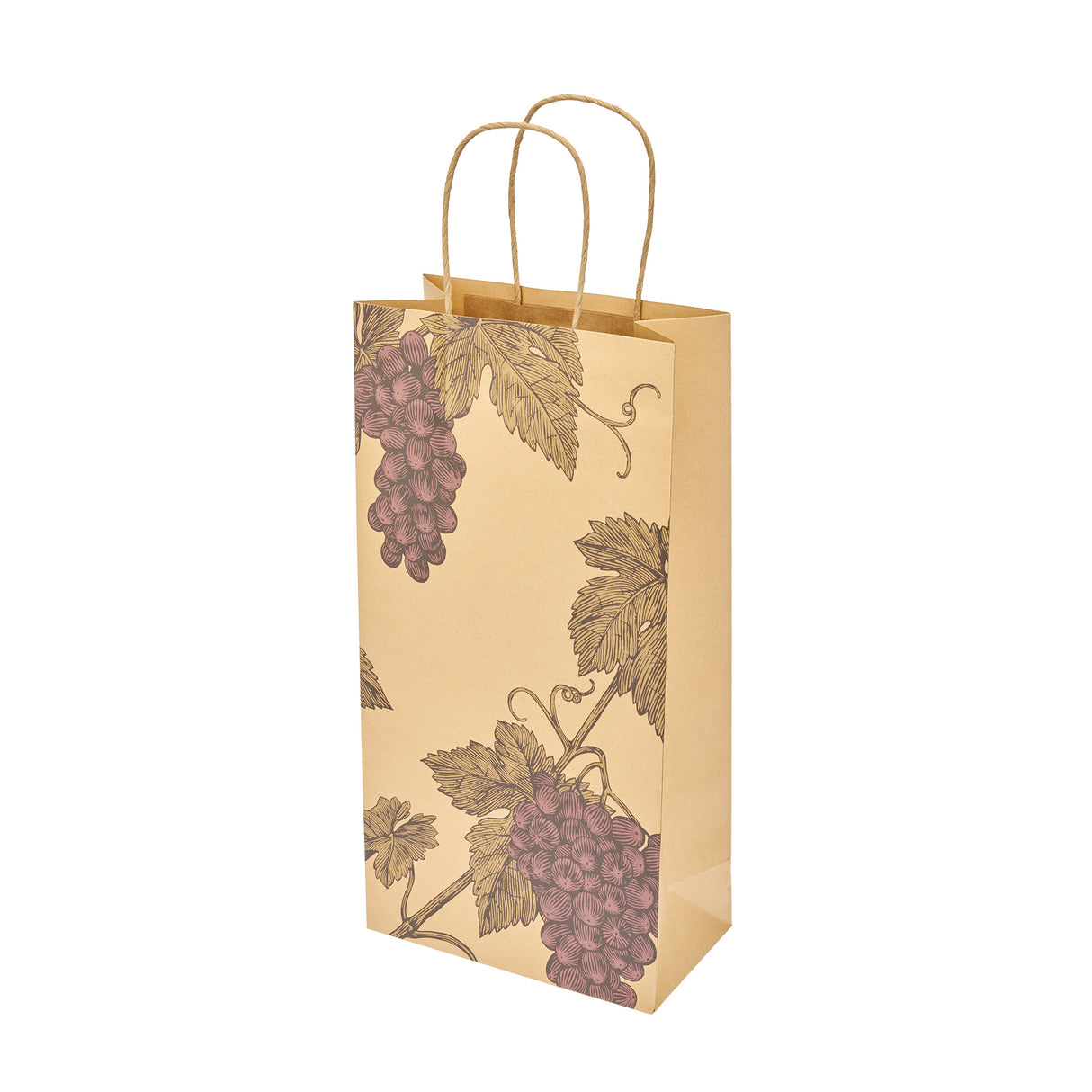 Cabernet Kraft Two Bottle Wine Bag with Handle