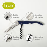 Truetap Waiter's Corkscrew in Navy Blue, Bulk