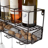 Wall Mounted Wine Shelf & Cork Cage