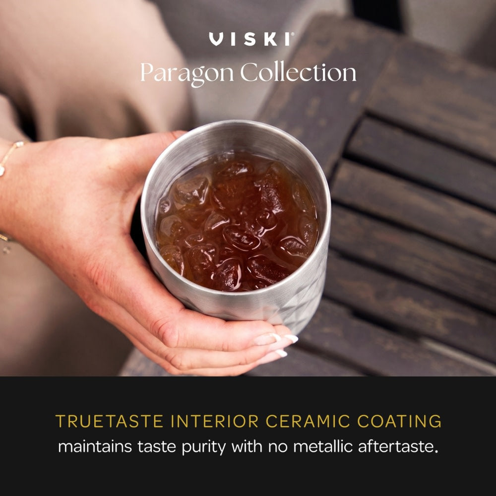 Paragon Stainless Steel Rocks Tumbler in Obsidian