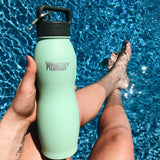 The Curve Water Bottle in Seamist, 21 oz