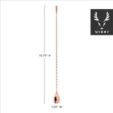 Summit 40cm Weighted Bar Spoon in Copper