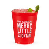 Merry Little Cocktail Red Cup, Set of 6