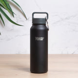 The Stein Water Bottle in Pure Black, 21 oz