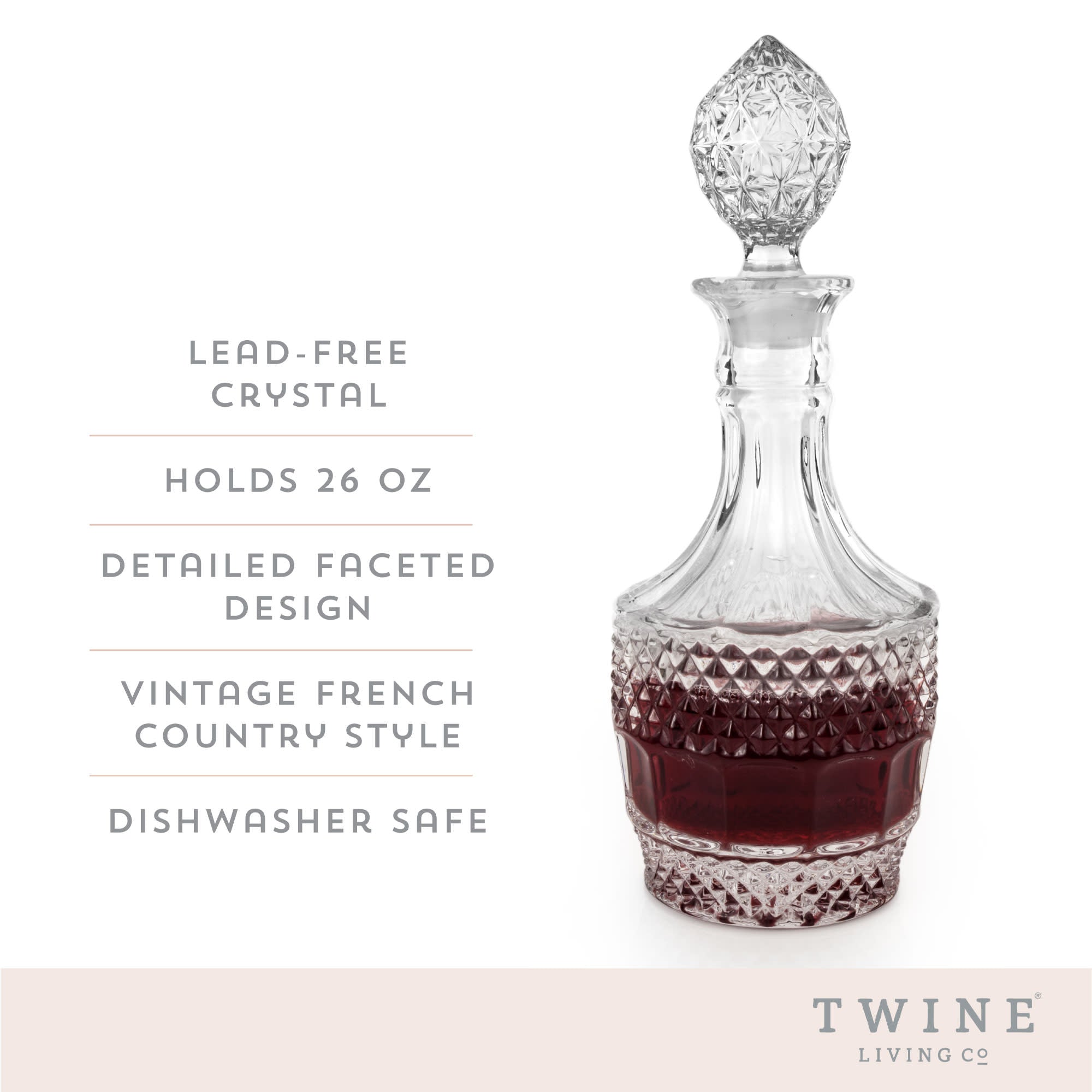 Vintage Crystal Decanter - Thumbnail 5