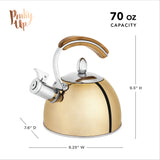 Presley Tea Kettle in Gold