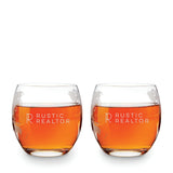 Globe Decanter & Whiskey Tumblers, Set of 3