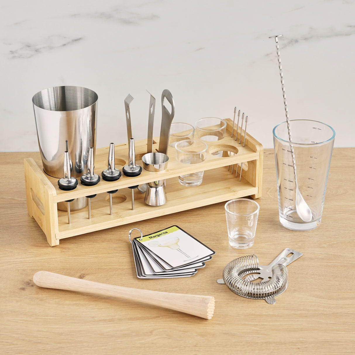 20-Piece Mixologist Barware Set