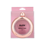 Bangle 3 oz Plastic Flask in Rose Gold