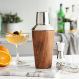 Wood Pattern 20 oz Cocktail Shaker