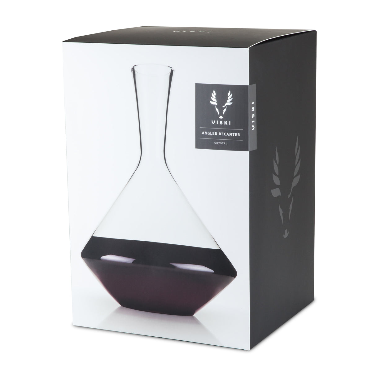 Raye Crystal Angled Wine Decanter