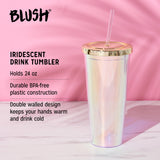 Glam Double Walled Tumbler in Iridescent