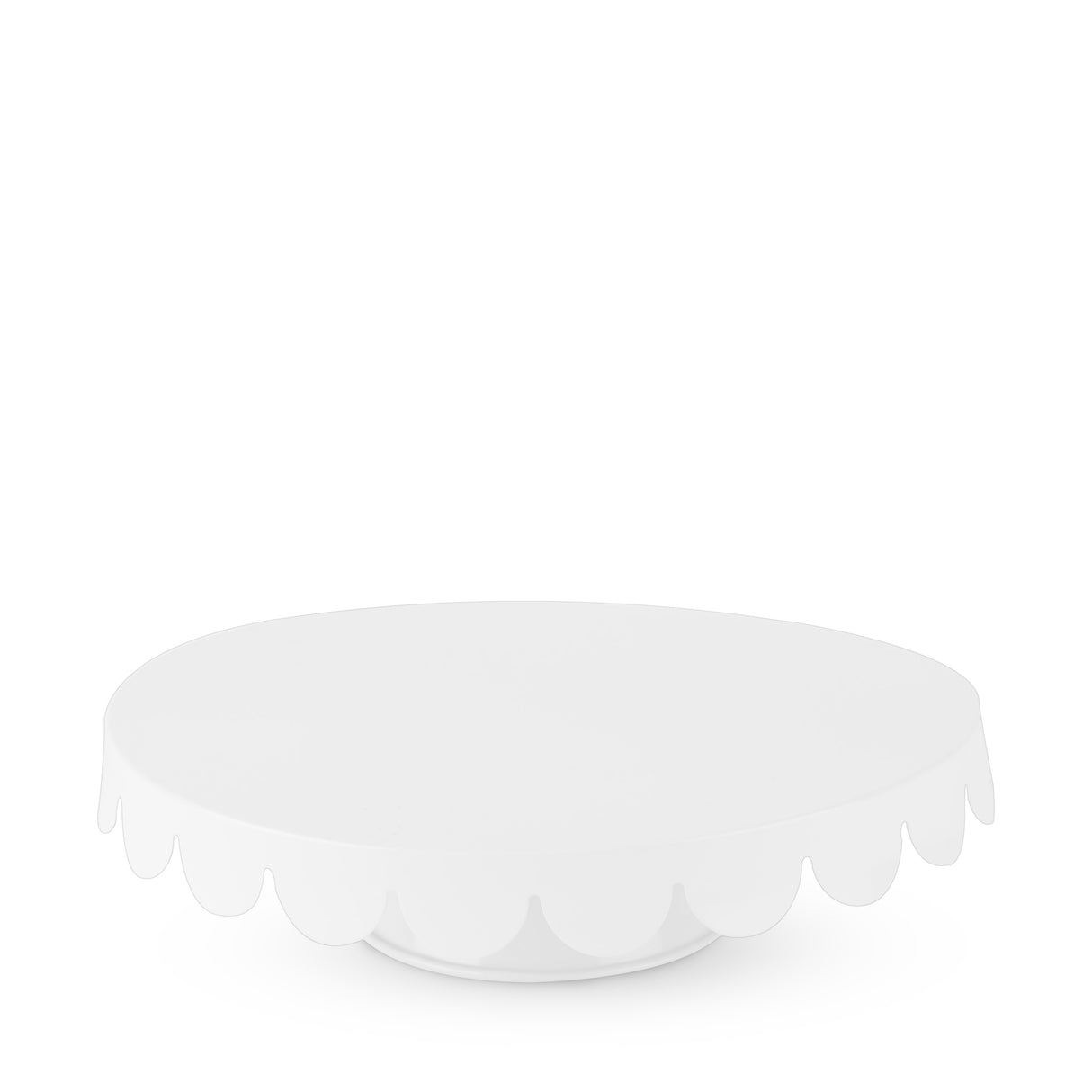 Metal Cake Stand in White