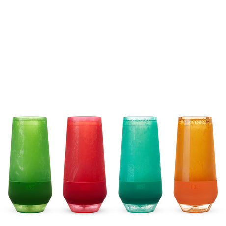 Champagne FREEZE Cooling Cup in Assorted Vivid Colors, CDU 12ct