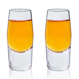 Raye Crystal Heavy Base Shot Glasses, Set of 2