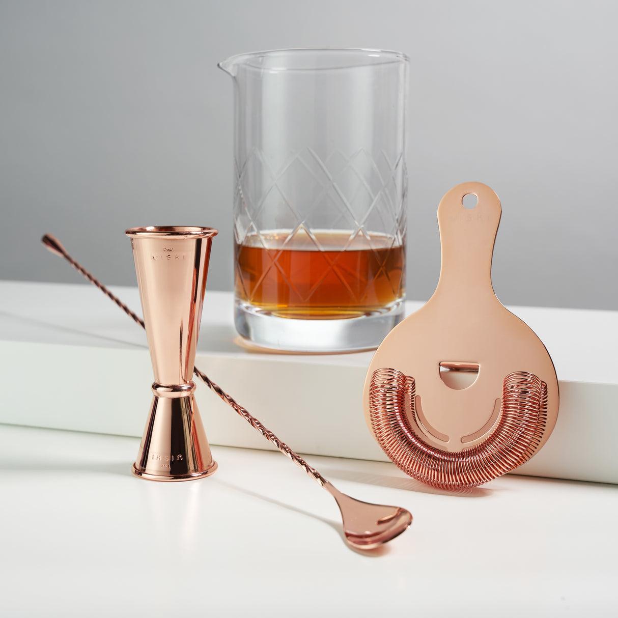 Summit 4-Piece Barware Set in Copper