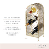 Trellis 7-Bottle Wine Rack