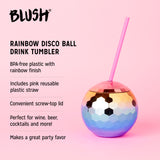 Disco Ball Tumbler in Rainbow